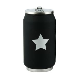 YOKO DESIGN Canette isotherme double paroi 260ml Star étoile argentée