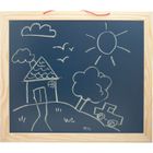 ARDOISE-TABLEAU Ardoise en Bois Double Face