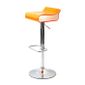  Tabouret de bar design orange et blanc ICE POP