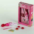 MASQUE-MAQUILLAGE-ACCESSOIRE VISAGE Barbie Machine à faire les tresses avec ruban