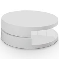 TABLE BASSE Table basse Rodelle Blanche