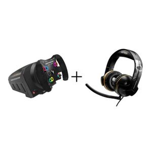 Pack Thrustmaster : Volant TS-PC Racer + Micro-Casque Gamer Y-300CPX GRWL Edition - Filaire