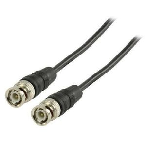 VALUELINE VLVP01000B10 Câble vidéo BNC - Mâle - 2.00 m - Noir