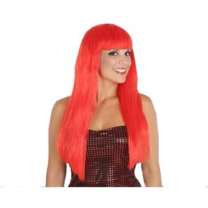 ATOSA Perruque Lise Longue Rouge