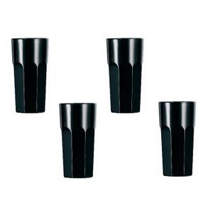 Verre à eau - Soda LUMINARC "RIVOLI NOIR" Lot 4 verres 28 cl Verre à eau - Soda LUMINARC "RIVOLI NOIR" Lot 4 verres 28 cl