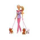 POUPEE-POUPON Steffi aime ses "Petits Chiots Hello Kitty "