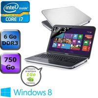Comparer DELL INSPIRON 17R5720 ARGENT INTEL CORE I7 3632QM 6GO 750GO WIN8  