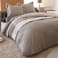 PARURE DE COUETTE Housse de Couette et 1 Taie d'Oreiller EDEN BEIGE