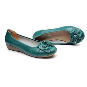 BASKET Cuir Loisirs de femmes Chaussures plates Vert