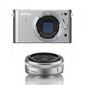 APPAREIL PHOTO NUMERIQUE Appareil photo hybride NIKON 1 J1 SILVER + 10mm