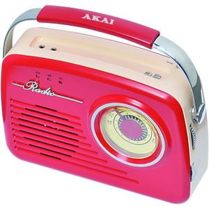 AKAI AR-78R Transistor Radio Vintage - Rouge