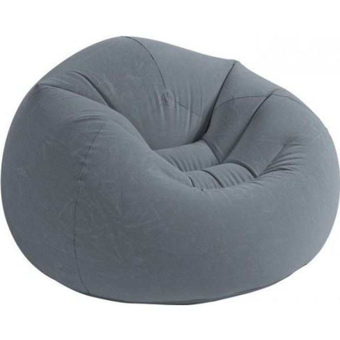 Pouf gonflable Beanless INTEX Achat / Vente pouf poire Velours