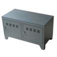 PETIT MEUBLE DE RANGEMENT Meuble bas PIERRE HENRY 2 cubes taupe