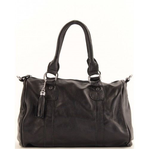 Sac à Main Cuir Femme Pablo - Noir Sac à Main Cuir Femme Pablo - Noir