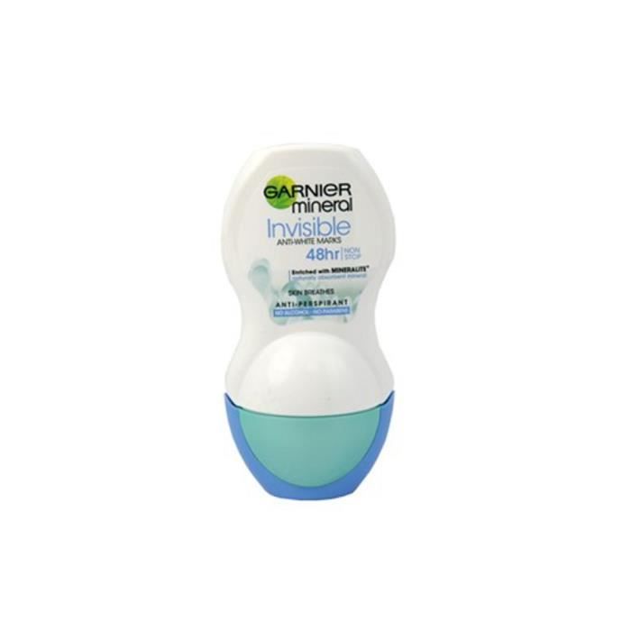GARNIER Déo RollOn Mineral Invisible 50ml (x1) Achat / Vente
