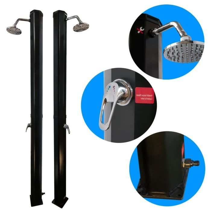 Nemaxx SD35B Douche solaire camping piscine mitigeur jardin