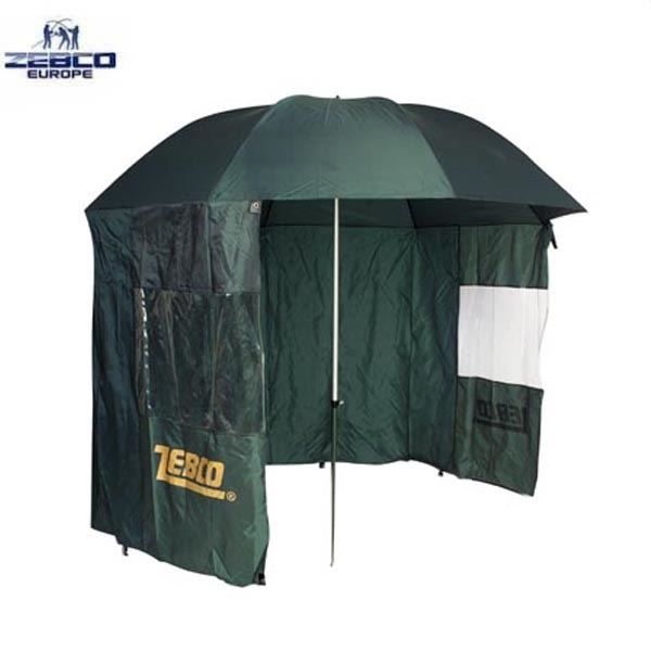 Un parapluie de pêche standard avec abri contre le vent intégré