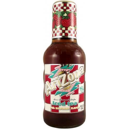 Arizona Iced Tea with Raspberry Flavour 16 FL OZ (473 ml) 1 Bottle