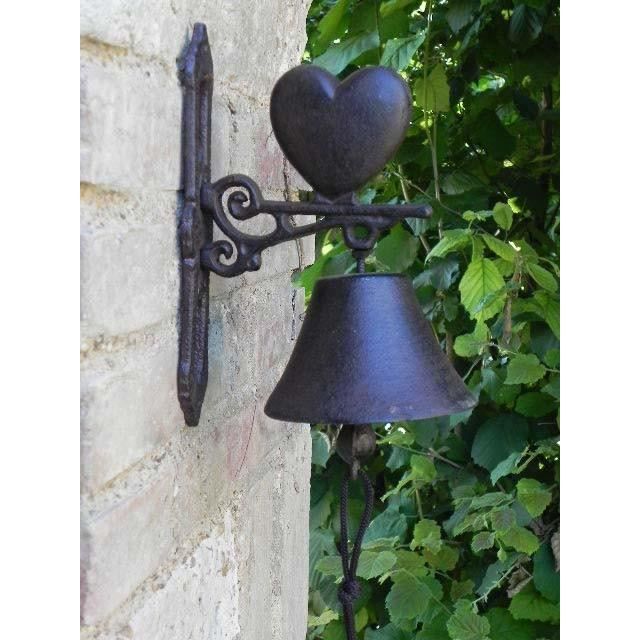 Clochette Vintage En Laiton Doré - Sonnette De Porte, Décoration Intérieure Ou Breloque Pour Collier Chien - Design Ouvert Et Son Clair