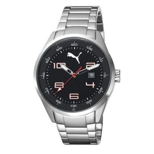 puma stainless steel back watch