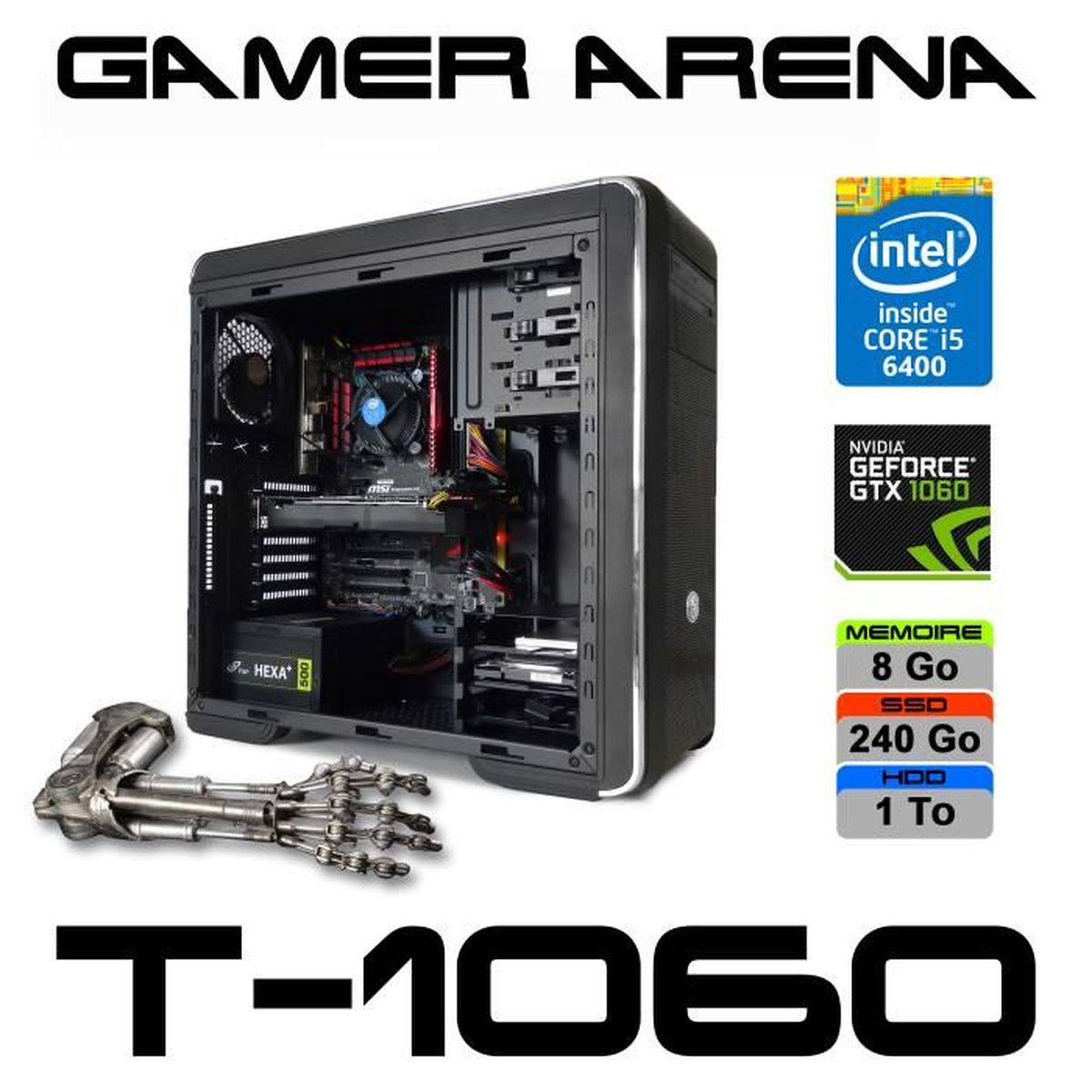 Pc Gamer I5 Gtx 1060 Pas Cher PC GAMER ARENA T-1060 GTX 1060 / Core i5-6400 - Prix pas cher - Cdiscount