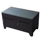  Meuble bas PIERRE HENRY 2 cubes noir