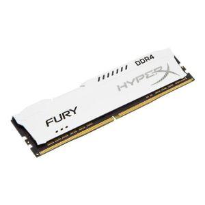 HYPERX Mémoire PC FURY White - 16Go - DDR4 - 2400MHz - CL15 - DIMM