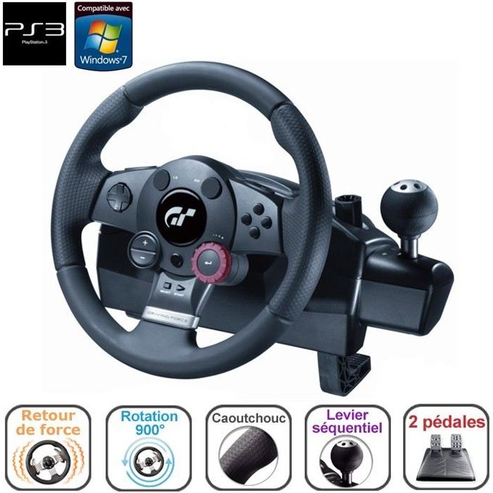 comment installer volant driving force gt ps3