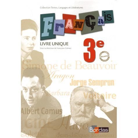 Livre: Les années de collège - Français 6e \/ 5e \/ 4e \/ 3e ...