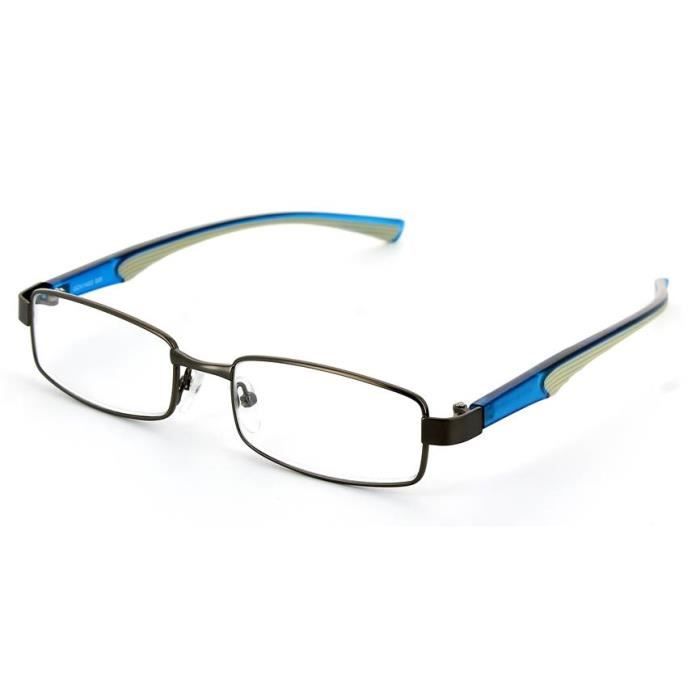 LOUPE DE LECTURE HOMME +1,50+ CHAMOISINE Bleu, Gris Achat / Vente de lecture