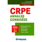 ENTREPRISE / ECONOMIE / DROIT CRPE ; ANNALES CORRIGEES ; CATEGORIE A