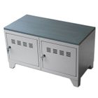  Meuble bas PIERRE HENRY 2 cubes alu