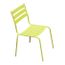 CHAISE - FAUTEUIL JARDIN  Chaise de repas acier vert anis