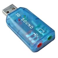 CARTE SON Carte son externe USB chipset CMEDIA CL-SU4CHA