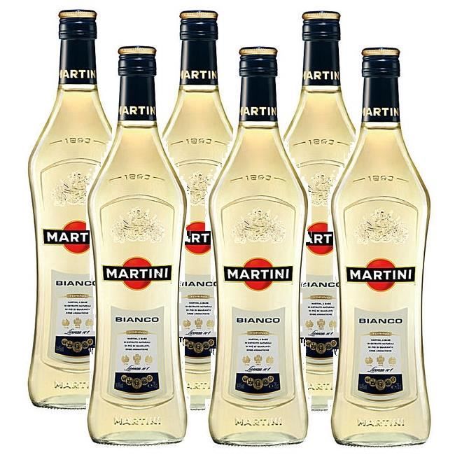 Martini Bianco Blanc 6 x 0,75l Achat / Vente apéritif à base de vin