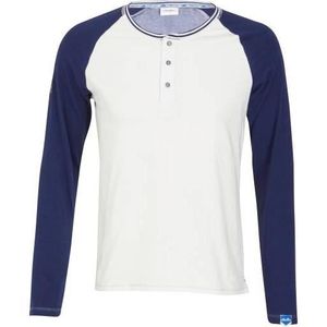 ELLESSE T-shirt manches longues Caly homme - Blanc / Bleu