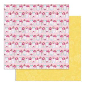 TOGA Lot de 6 papiers recto verso - 30x30 - Un dimanche ? la campagne