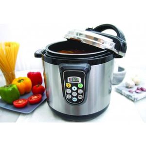 TRIOMPH ETF1796 Autocuiseur électrique ? 900W ? 5 L ? Inox
