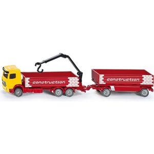 SIKU Camion de Construction et Remorque - Véhicule Miniature