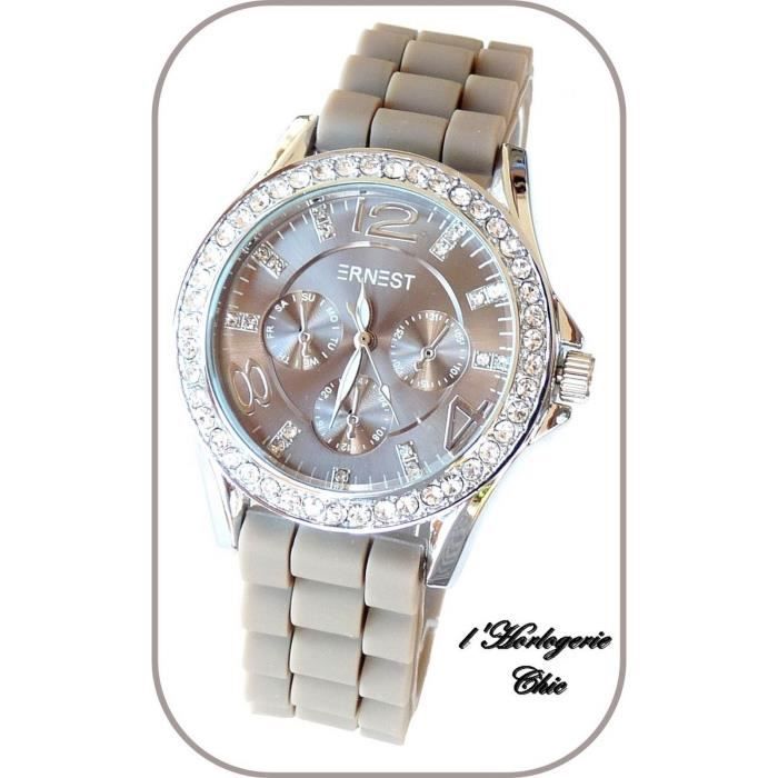 Montre Femme Avec Bracelet Strass – Neuve Sans Boîte