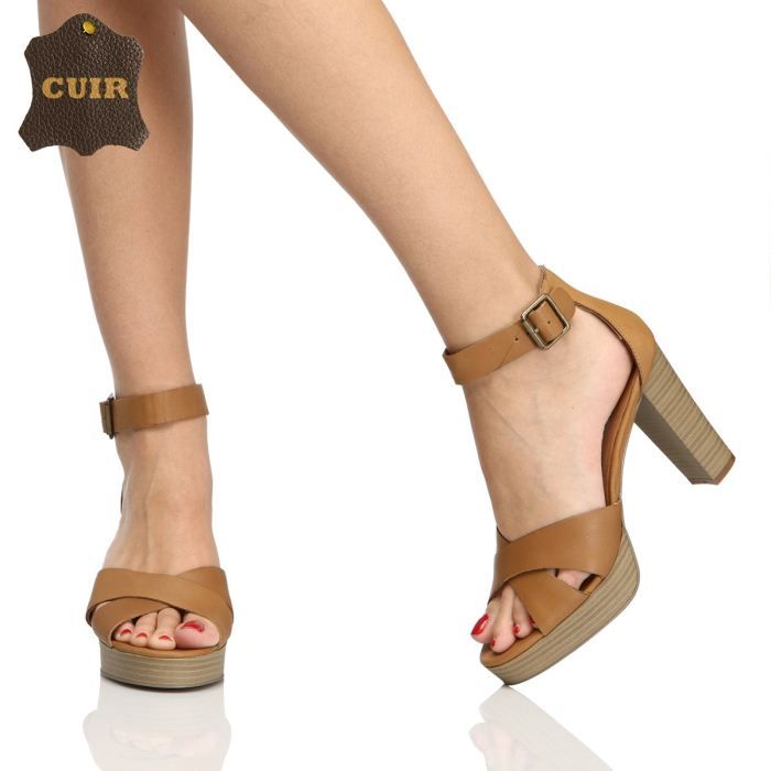 ... Achat  Vente ELITE Sandales Dominica Femme femme pas cher - Cdiscount