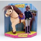 PELUCHE Coffret Grand Galop- Cheval En Peluche + Cavalière