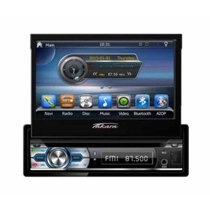 TAKARA GPV1827BT Autoradio 2DIN DVD GPS USB Bluetooth - autoradio double din