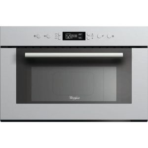 WHIRLPOOL AMW707IX - Micro-ondes - 31L - 1000W - 8 niveaux de puissance -Jet Defrost - Inox