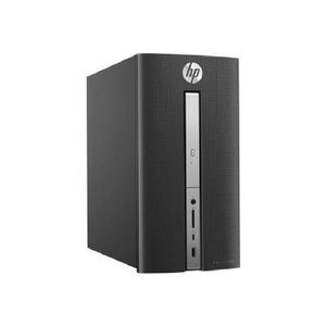 HP Pavilion PC de bureau - 570p017nf - 4 Go de RAM - Windows 10 - INTEL CORE I3-7100 - INTEL HD GRAPHICS- Disque dur 1To