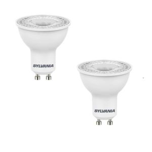 SYLVANIA Lot de 2 ampoules LED spot Refled ES50 V3 GU10 6,5 W équivalent ? 65 W