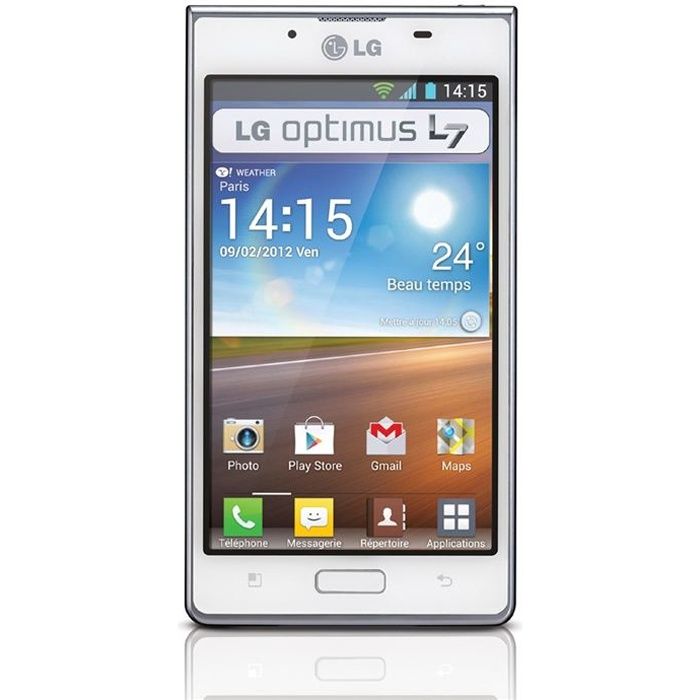LG OPTIMUS L7 Blanc Achat smartphone pas cher, avis et meilleur prix