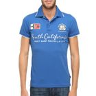 POLO WEST SURF CALIFORNIA Polo Ride Homme Bleu