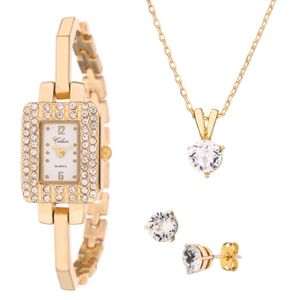Montre et Parure CELSIOR ornées de Cristaux SWAROVSKI ELEMENTS Femme Montre et Parure CELSIOR ornées de Cristaux SWAROVSKI ELEMENTS Femme