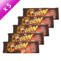 CONFISERIE DE CHOCOLAT LION 5x10 Barres